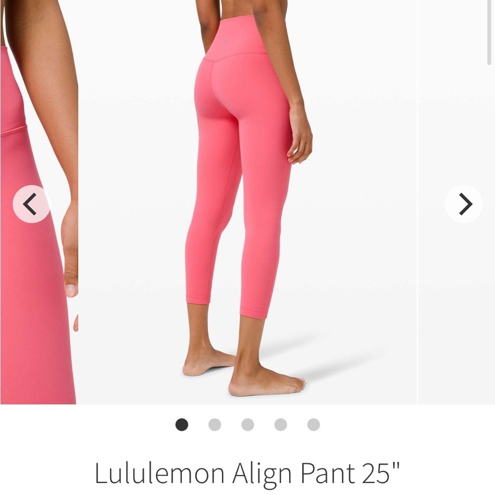 Lululemon Align Pant 25" Guava Pink - Picture 9 of 10